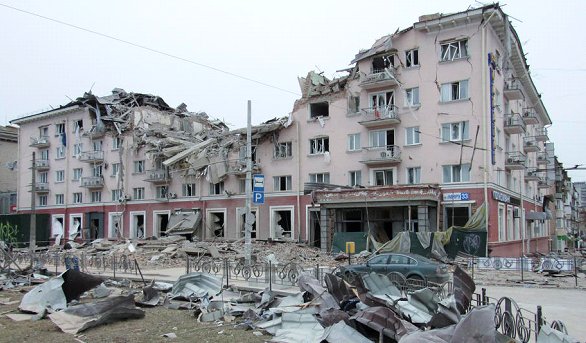 Hôtel Ukraina après